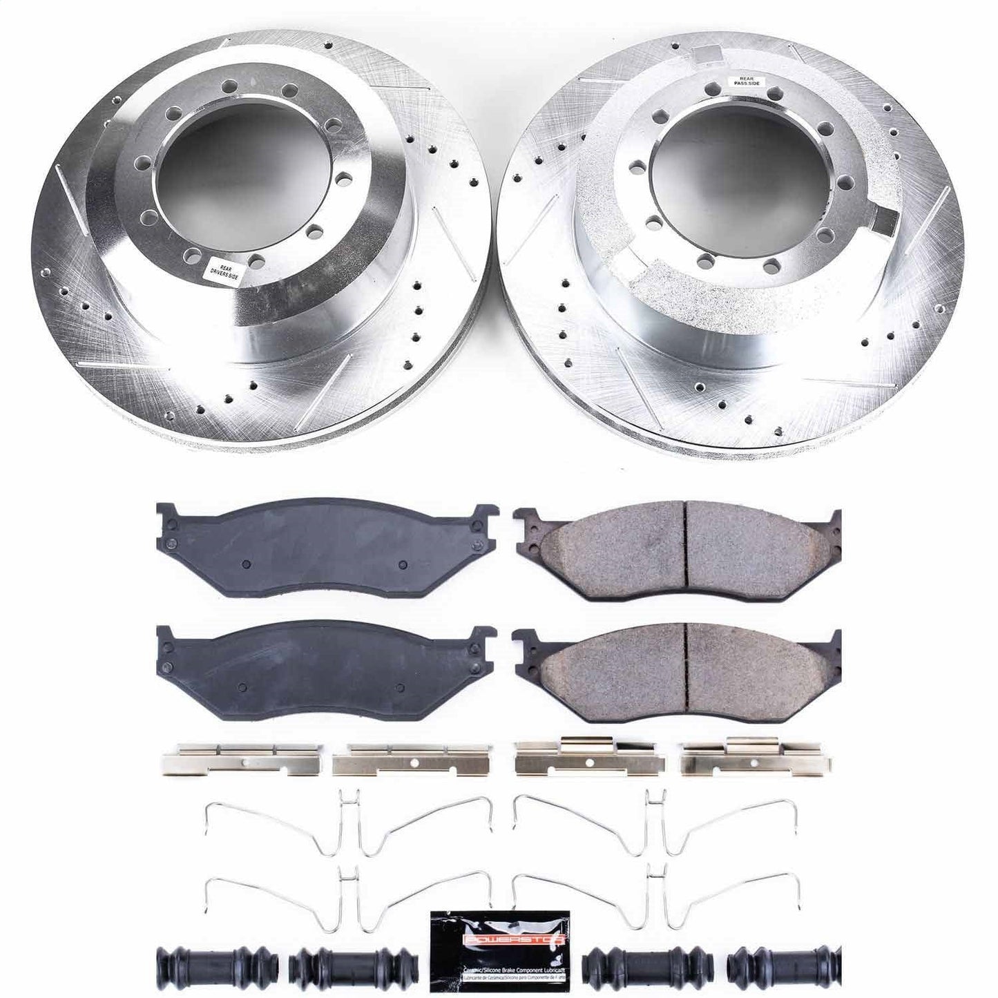 PowerStop Front & Rear Z23 Evolution Brake Kit | Ford LCF (06-09) (K8395)