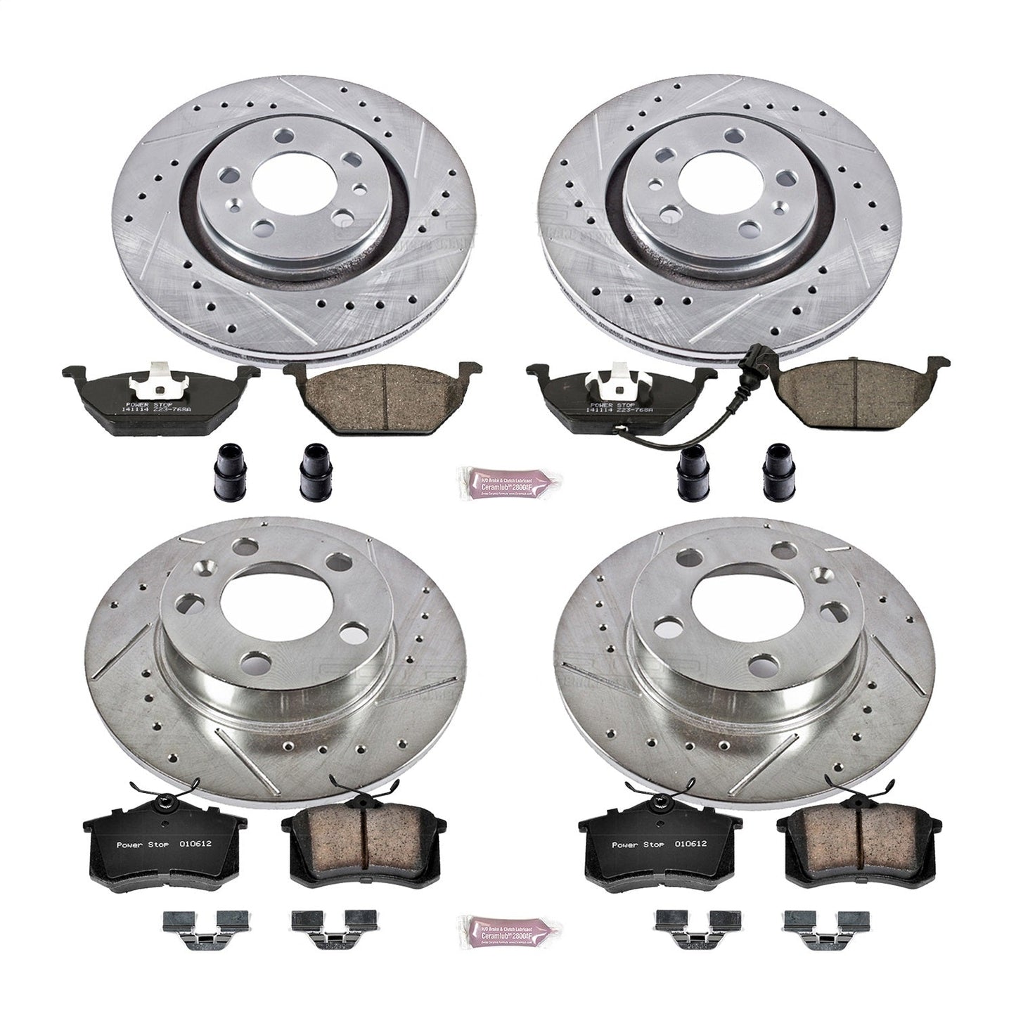 PowerStop Front & Rear Z23 Evolution Sport Brake Kit | Volkswagen Beetle (99-06) (K840)