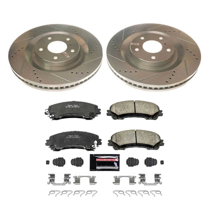 PowerStop Z23 Evolution Sport Front Brake Kit | Infiniti QX50 (2019) (K8415)