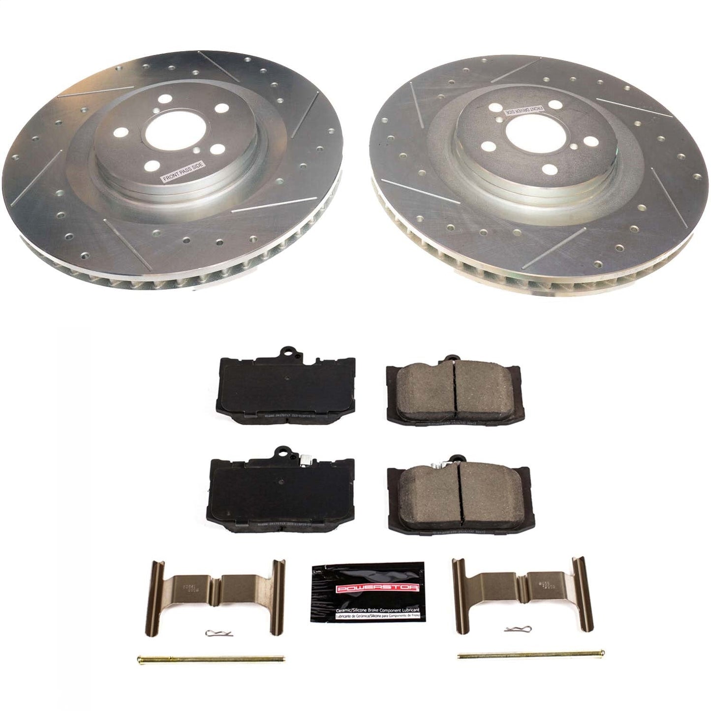PowerStop Z23 Evolution Sport Front Brake Kit | Lexus GS350 (13-19) (K8418)