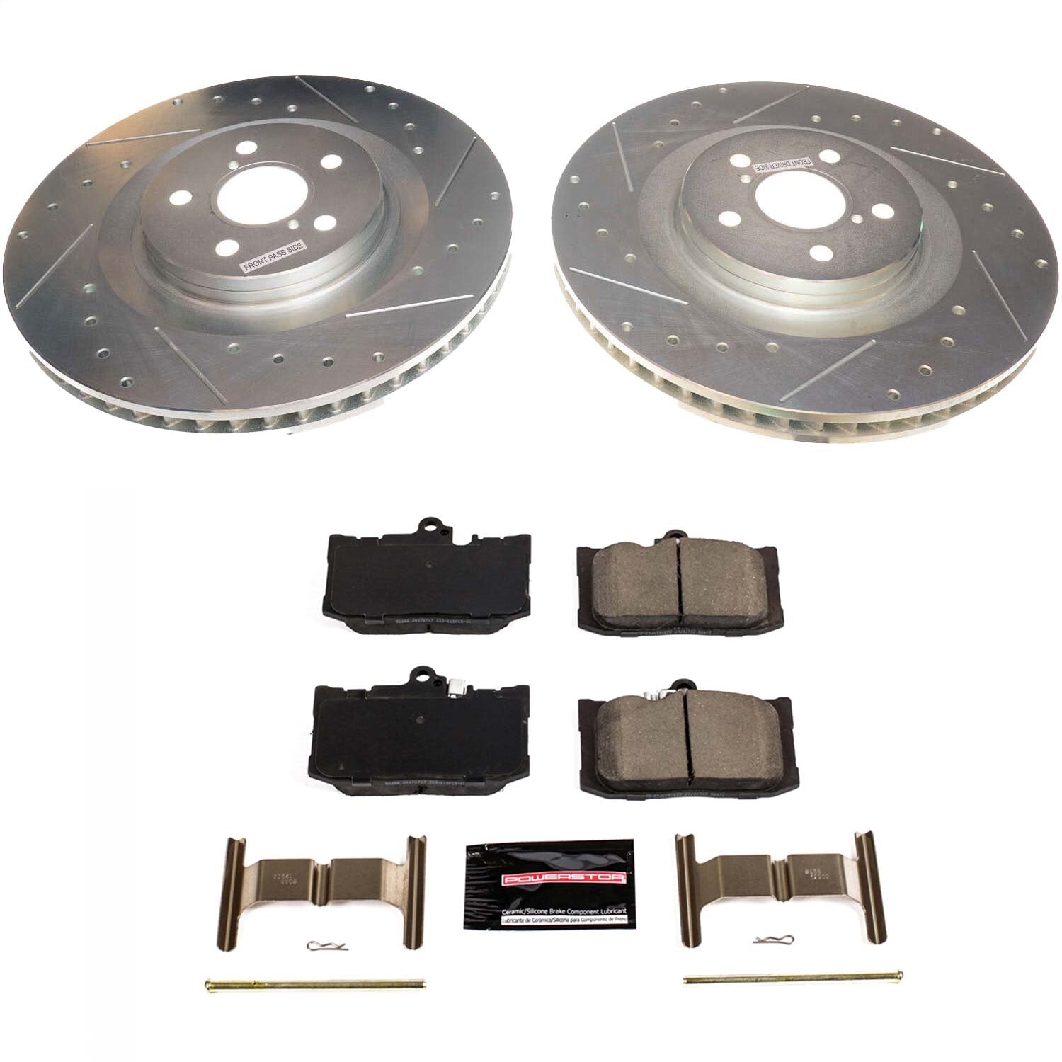 PowerStop Z23 Evolution Sport Front Brake Kit | Lexus GS350 (13-19) (K8418)