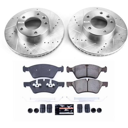 PowerStop Front Z23 Evolution Sport Brake Kit | Mercedes-Benz G55 AMG (05-10) (K8420)
