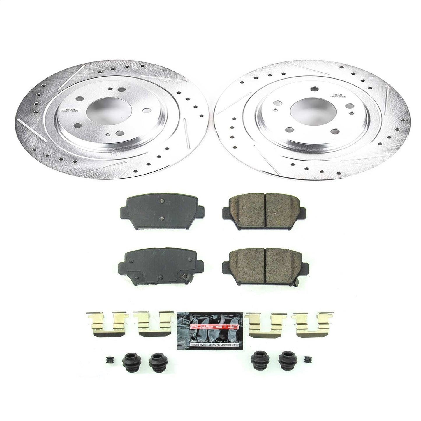 PowerStop Rear Z23 Evolution Sport Brake Kit | Mitsubishi Eclipse Cross (18) (K8434)
