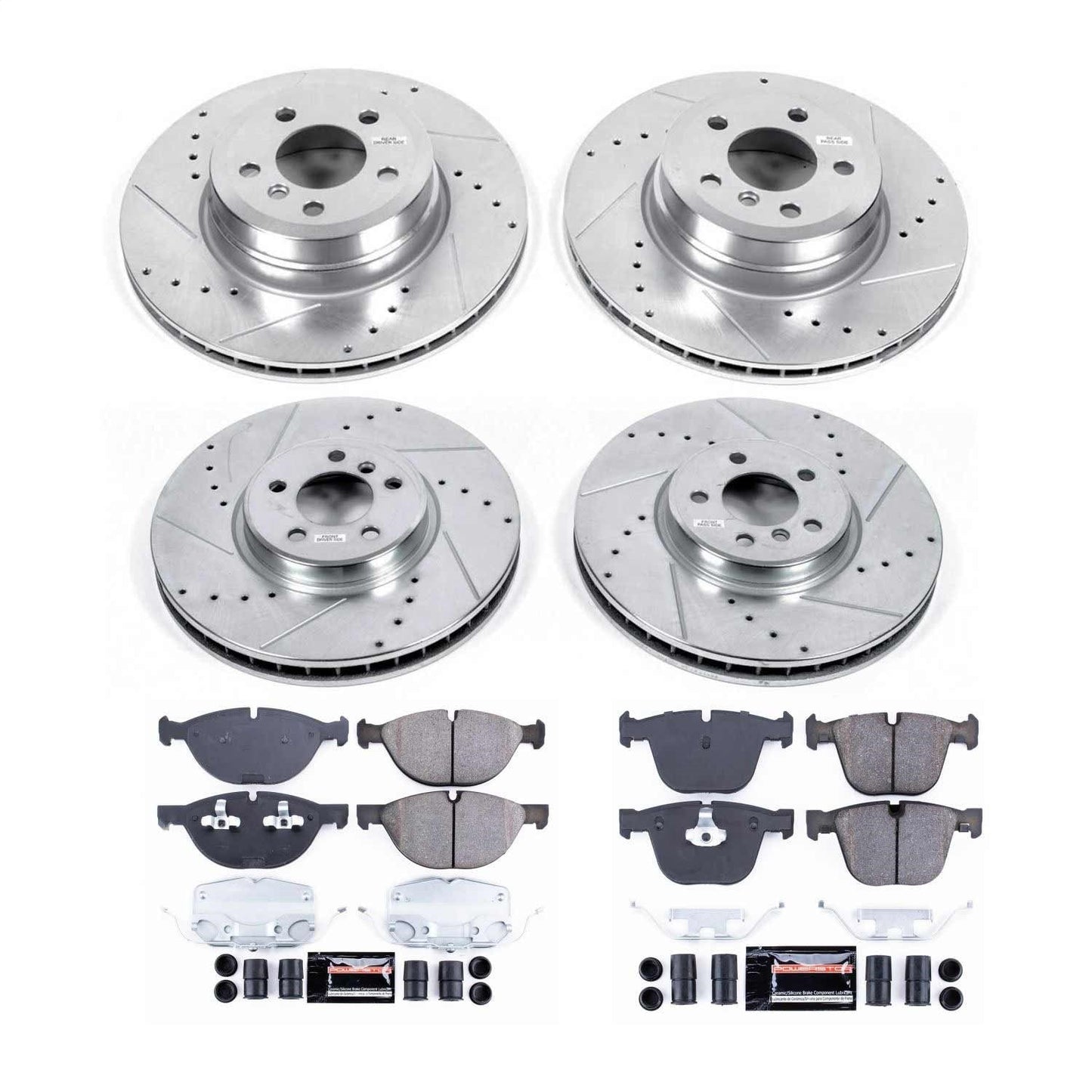 PowerStop Front and Rear Z23 Evolution Brake Kit | BMW X6 (19) (K8442)