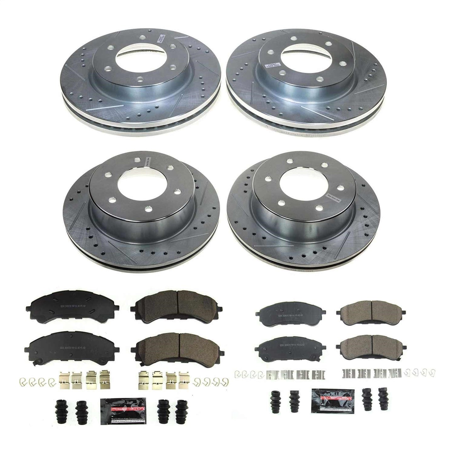 PowerStop Front & Rear Z23 Evolution Brake Kit | Ford Ranger (19-21) (K8448)