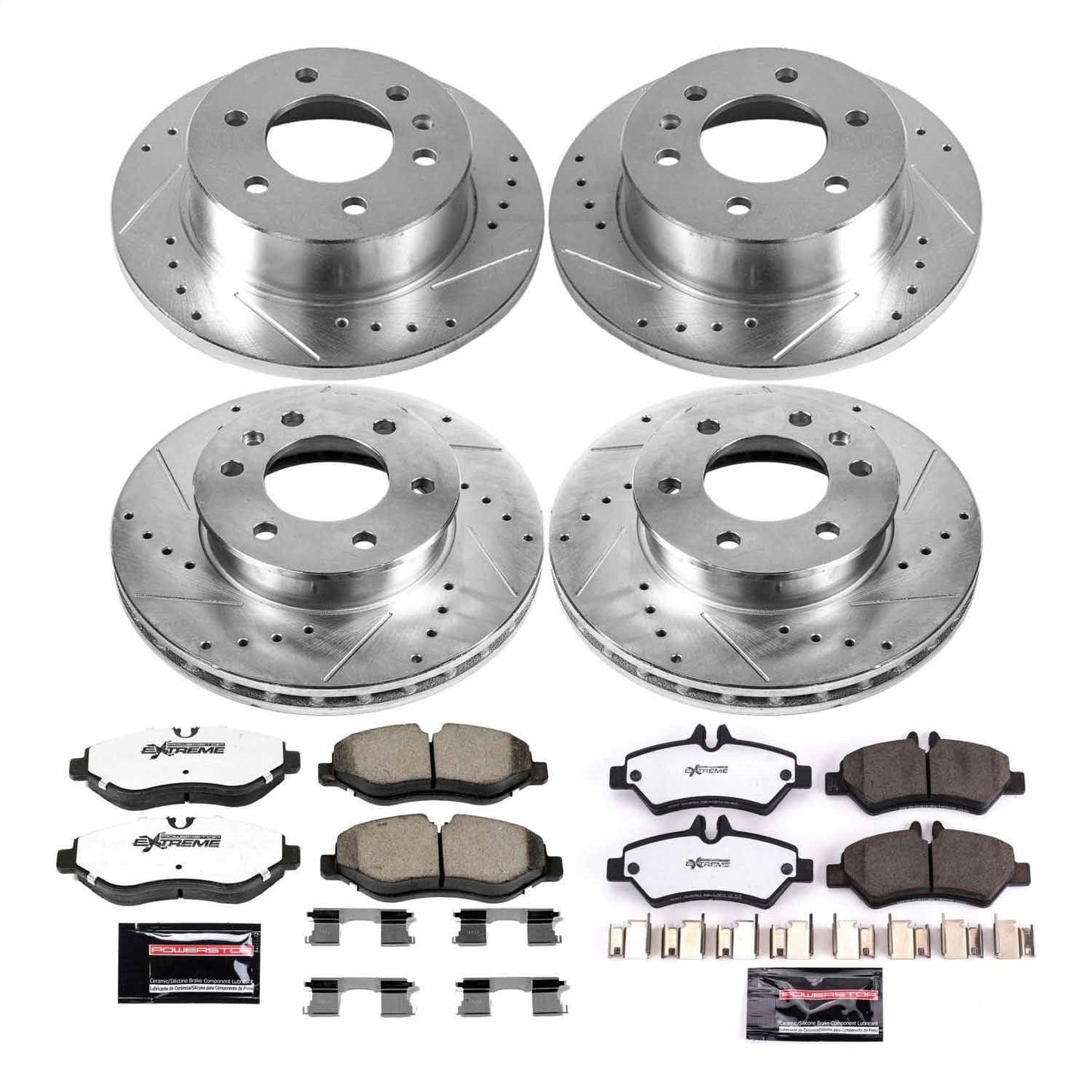 PowerStop Front & Rear Z36 Truck & Tow Brake Kit | Freightliner Sprinter 2500 (07-08) (K8449-36)