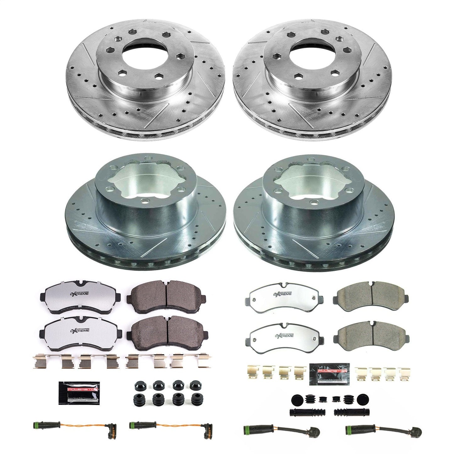 PowerStop Front and Rear Z36 Truck & Tow Brake Kit | Mercedes-Benz Sprinter 4500 (2019) (K8450-36)