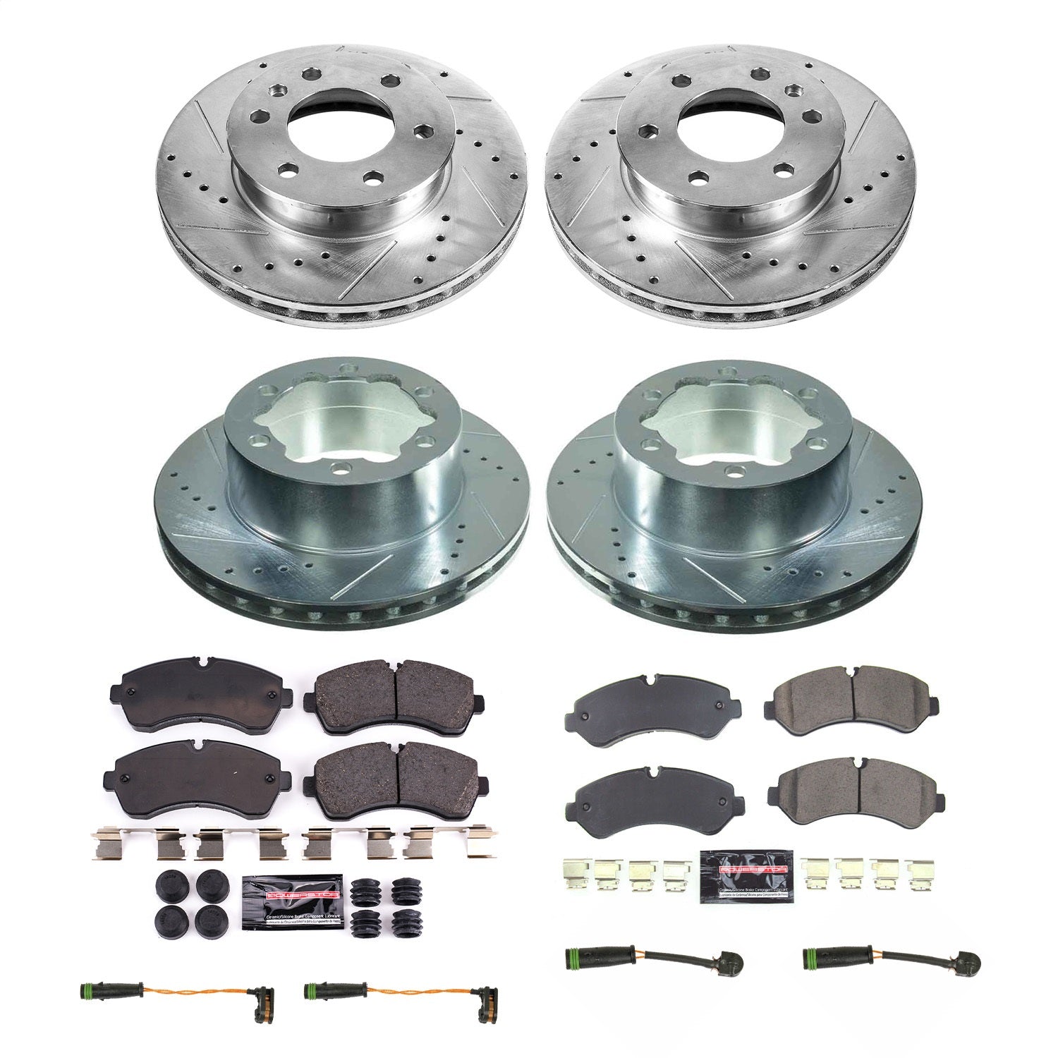 PowerStop Front & Rear Z23 Evolution Brake Kit | Mercedes-Benz Sprinter 4500 (2019) (K8450)
