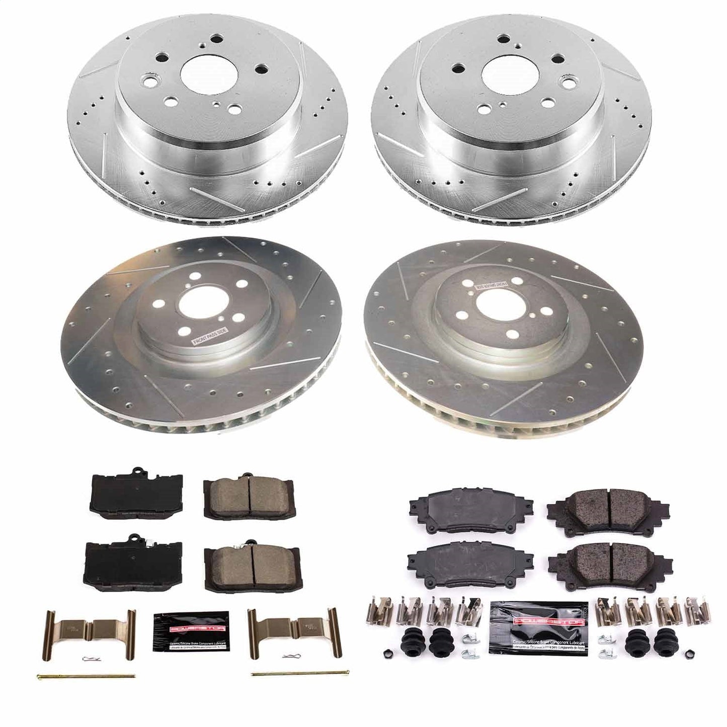 PowerStop Front & Rear Z23 Evolution Sport Brake Kit | Lexus GS350 (13-19) (K8453)