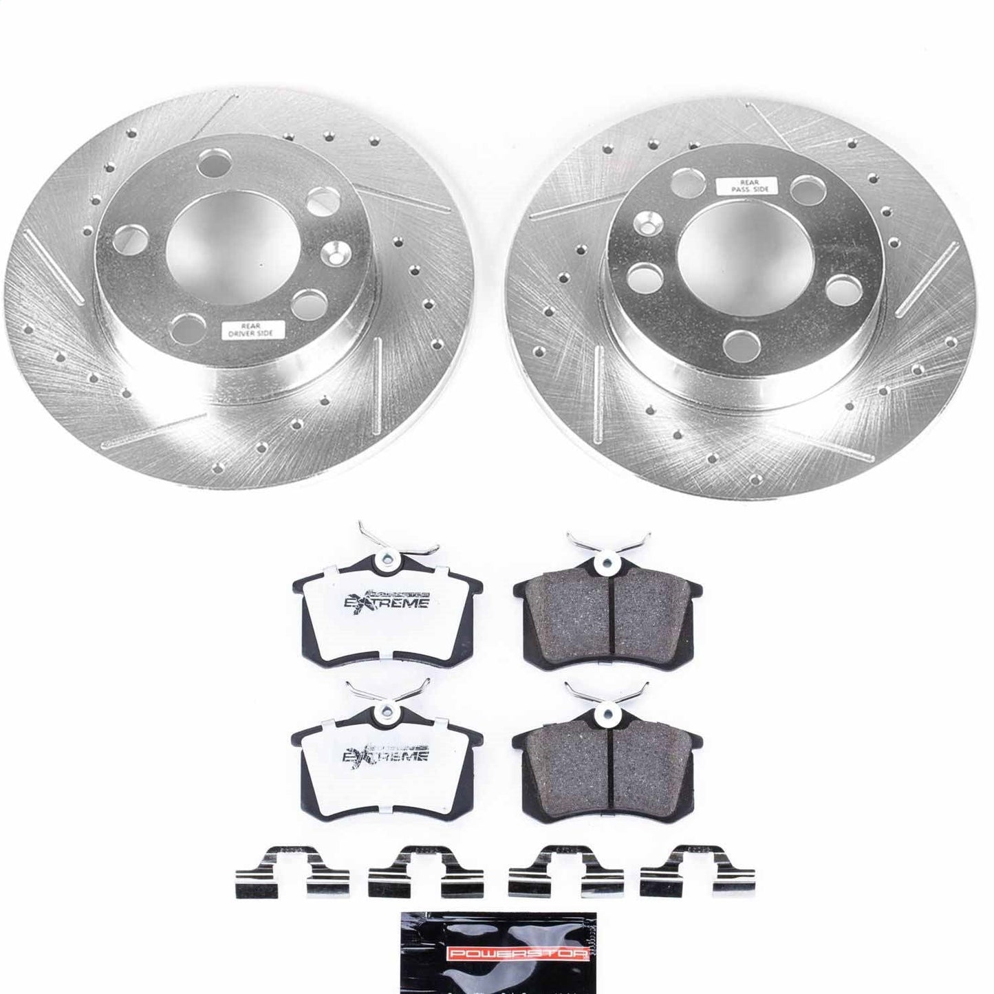 PowerStop Rear Z26 Street Warrior Brake Kit | Volkswagen Beetle (98-10) (K847-26)