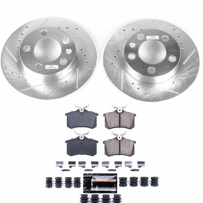 PowerStop Rear Z23 Evolution Sport Brake Kit | Volkswagen Beetle (98-10) (K847)