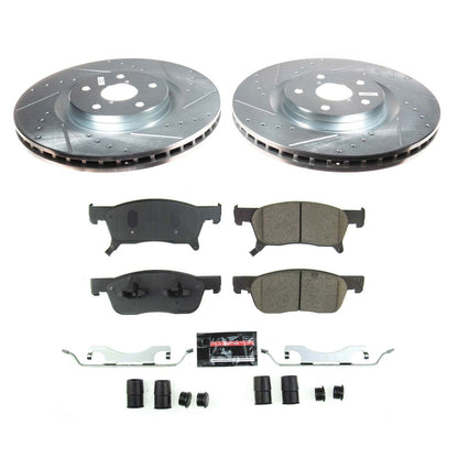 PowerStop Front Z23 Evolution Brake Kit | Subaru Ascent (19-21) (K8479)