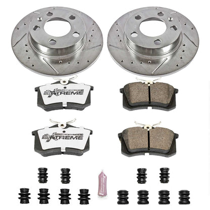 PowerStop Rear Z26 Street Warrior Brake Kit | Audi TT (99-06) (K848-26)