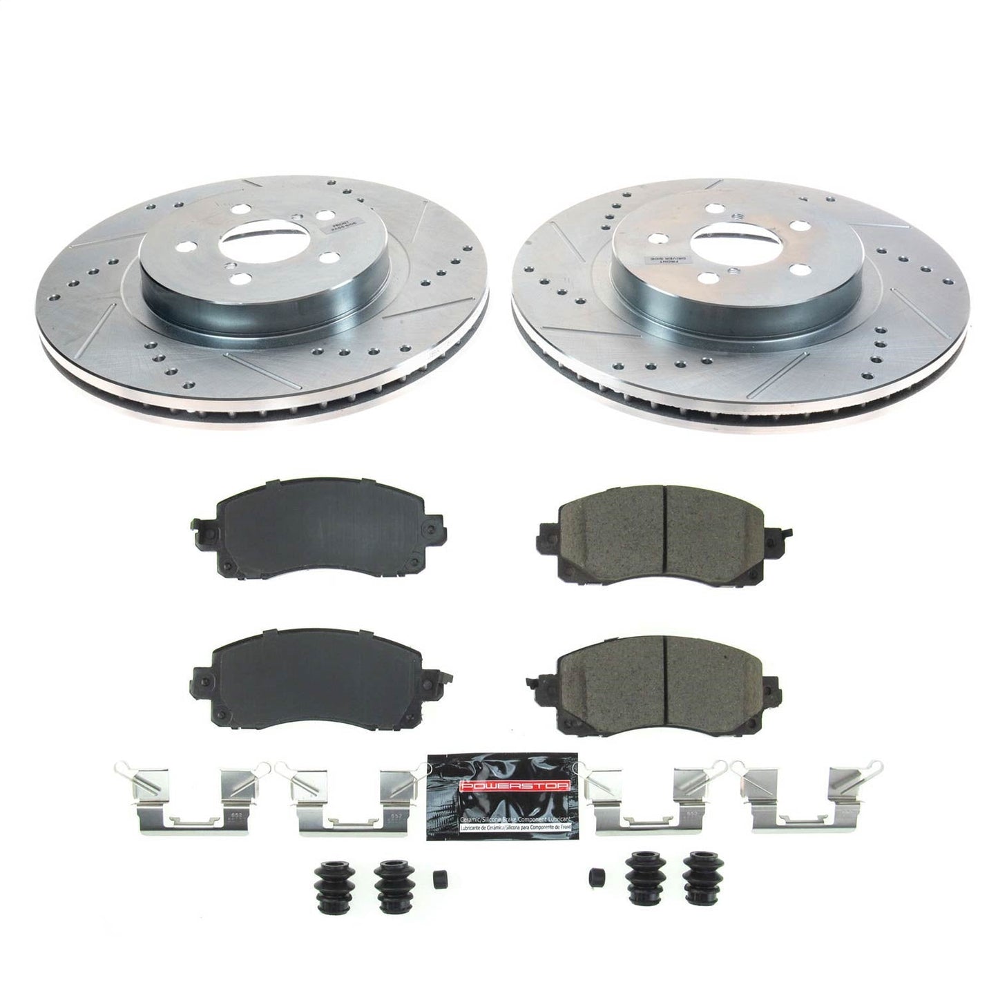 PowerStop Front Z23 Evolution Sport Brake Kit | Subaru Forester (19-21) (K8480)