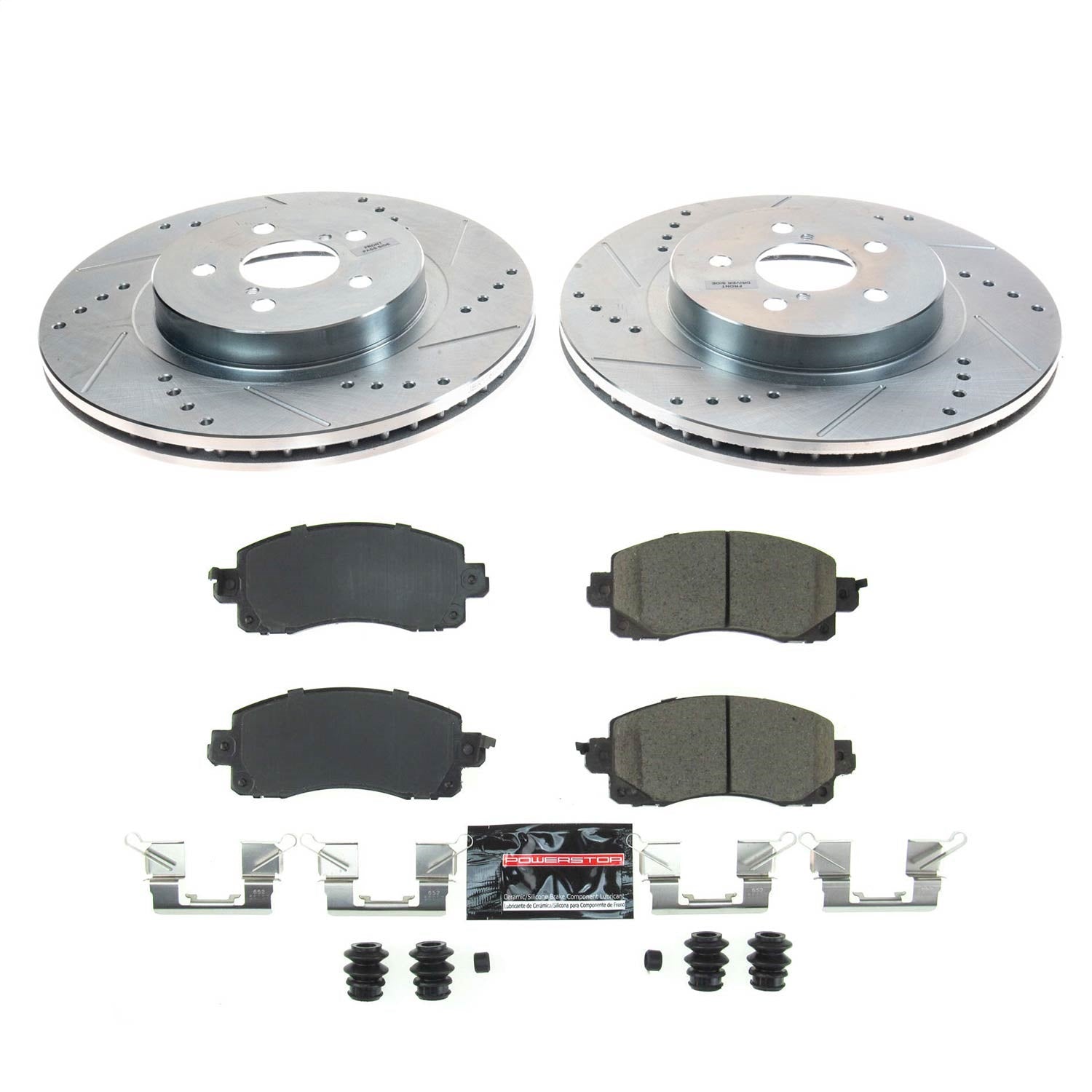 PowerStop Front Z23 Evolution Sport Brake Kit | Subaru Forester (19-21) (K8480)