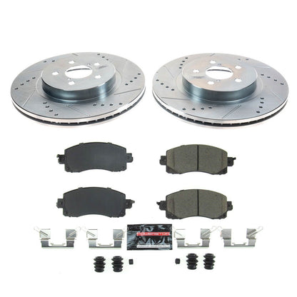 PowerStop Front Z23 Evolution Sport Brake Kit | Subaru Forester (19-21) (K8480)