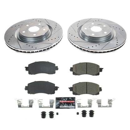 PowerStop Front Z23 Evolution Sport Brake Kit | Subaru Forester (2019–2021) (K8481)