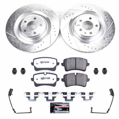 PowerStop Rear Z26 Street Warrior Brake Kit | Audi S8 (2018) (K8486-26)