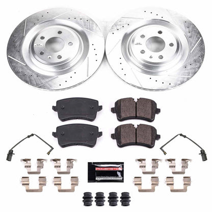 PowerStop Rear Z23 Evolution Sport Brake Kit | Audi S8 (2018) (K8486)