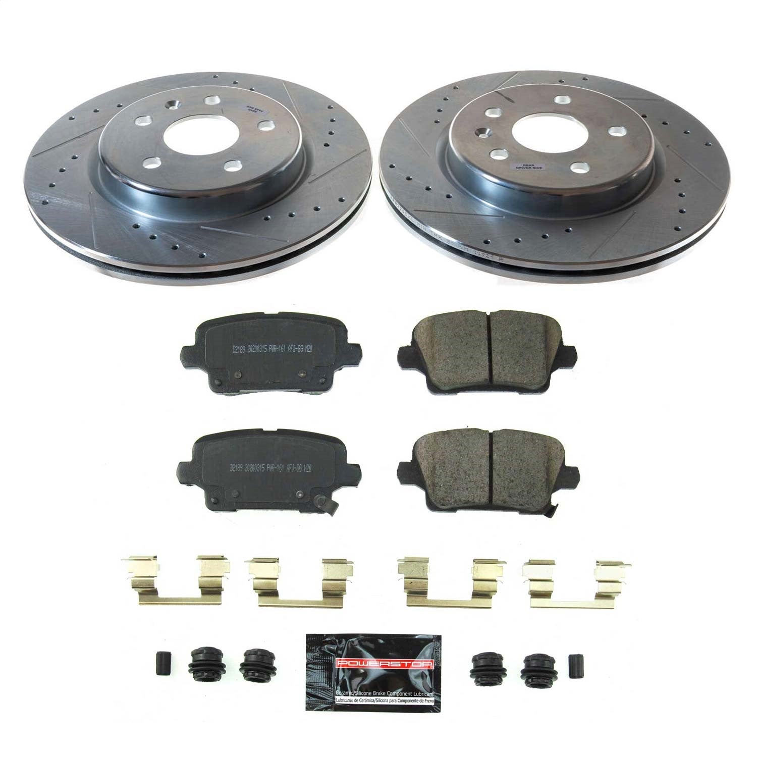 PowerStop Rear Z23 Evolution Brake Kit | Cadillac XT4 (2019–2021) (K8487)