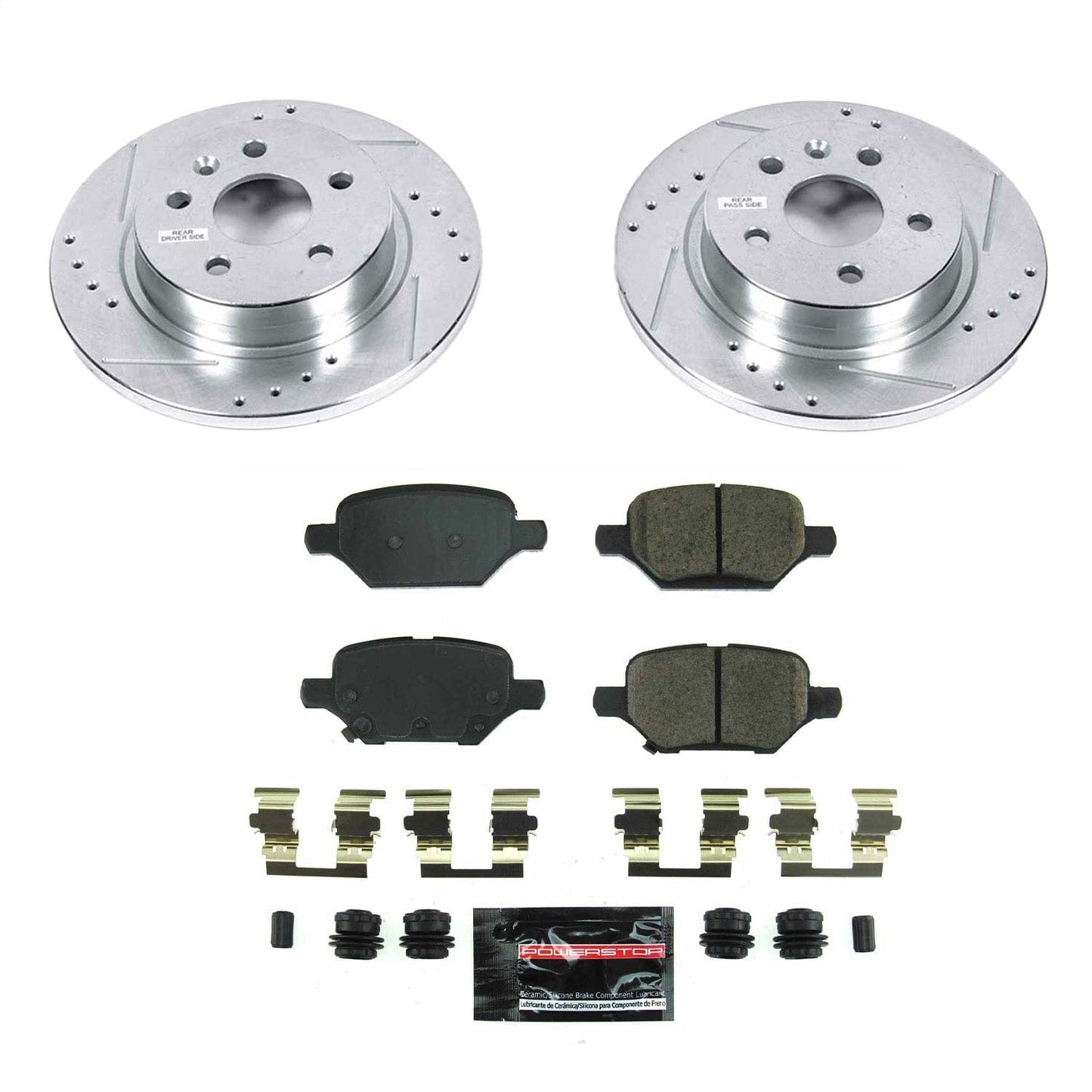PowerStop Rear Z23 Evolution Sport Brake Kit | Buick Encore (2018–2020) (K8488)