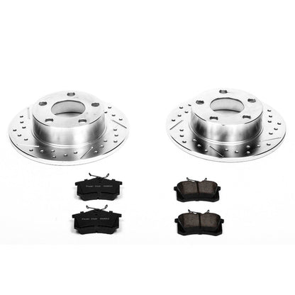 PowerStop Rear Z23 Evolution Sport Brake Kit | Audi A6 Quattro (1998–2001) (K849)