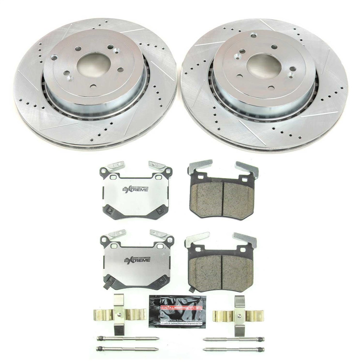 PowerStop Rear Z26 Street Brake Kit | Kia Stinger 2018–2020 (K8491-26)