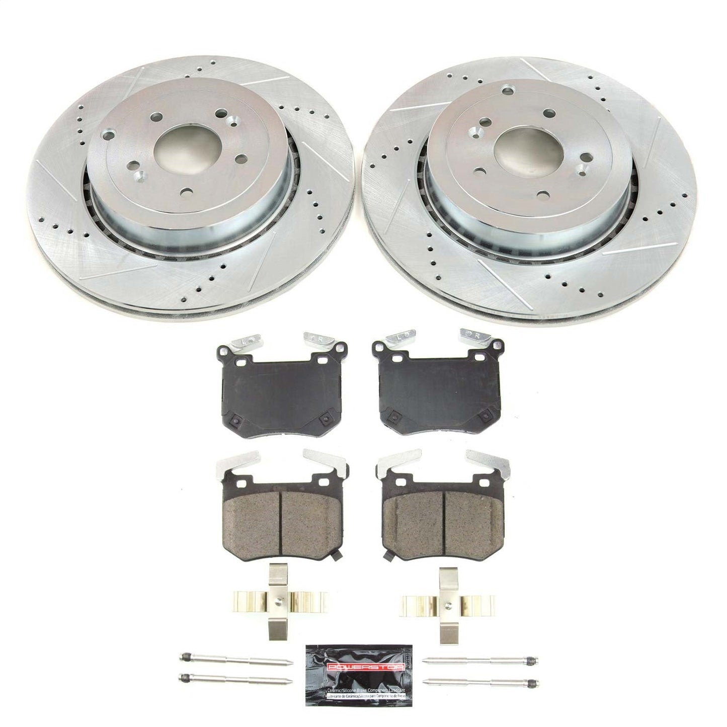 PowerStop Rear Z23 Evolution Brake Kit | Kia Stinger (2018–2020) (K8491)