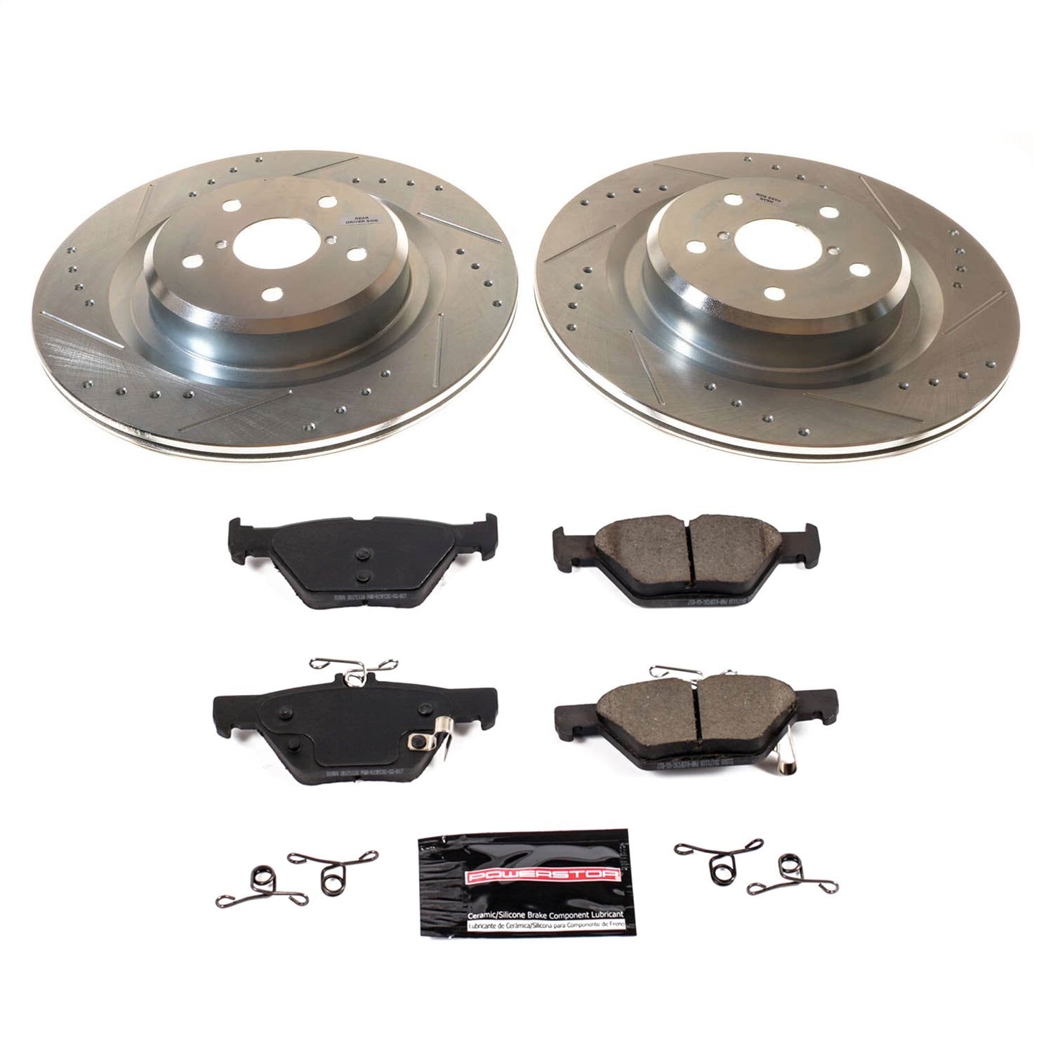 PowerStop Rear Z23 Evolution Brake Kit | Subaru Ascent (2019–2020) (K8493)