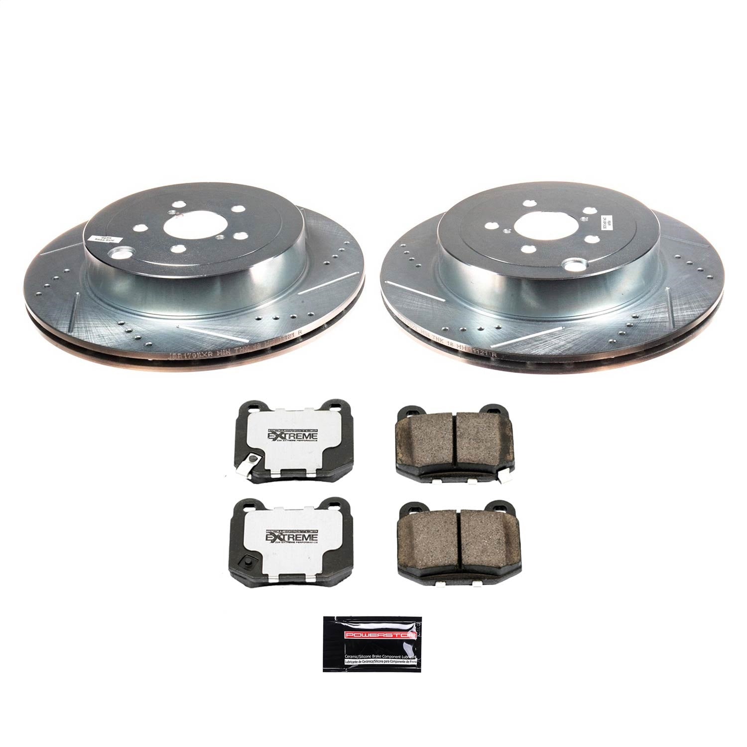 PowerStop Rear Z26 Street Warrior Brake Kit | Subaru BRZ (2017–2020) (K8494-26)
