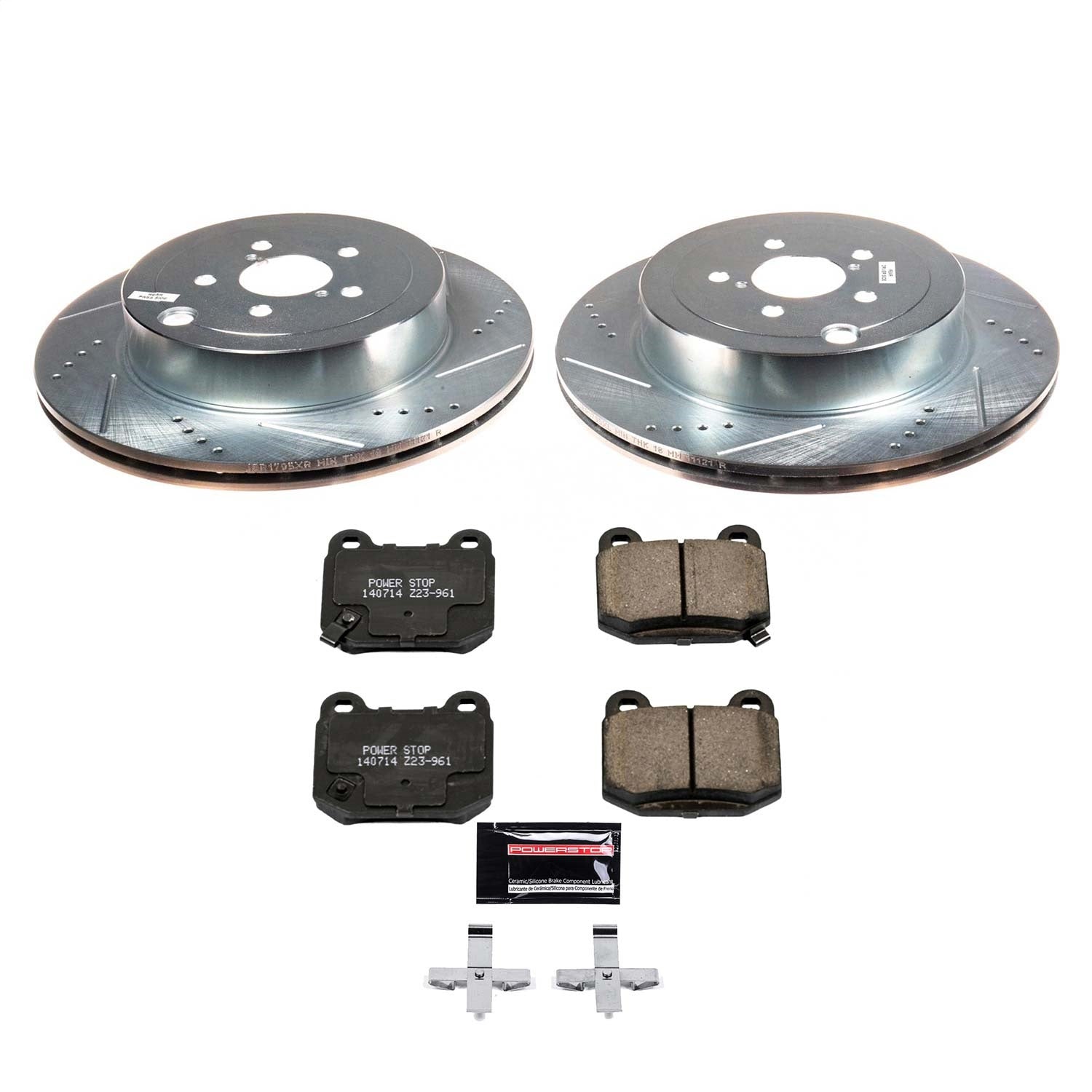 PowerStop Rear Z23 Evolution Sport Brake Kit | Subaru BRZ (2017–2020) (K8494)