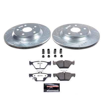 PowerStop Rear Z26 Street Warrior Brake Kit | Subaru Forester (2019–2021) (K8495-26)
