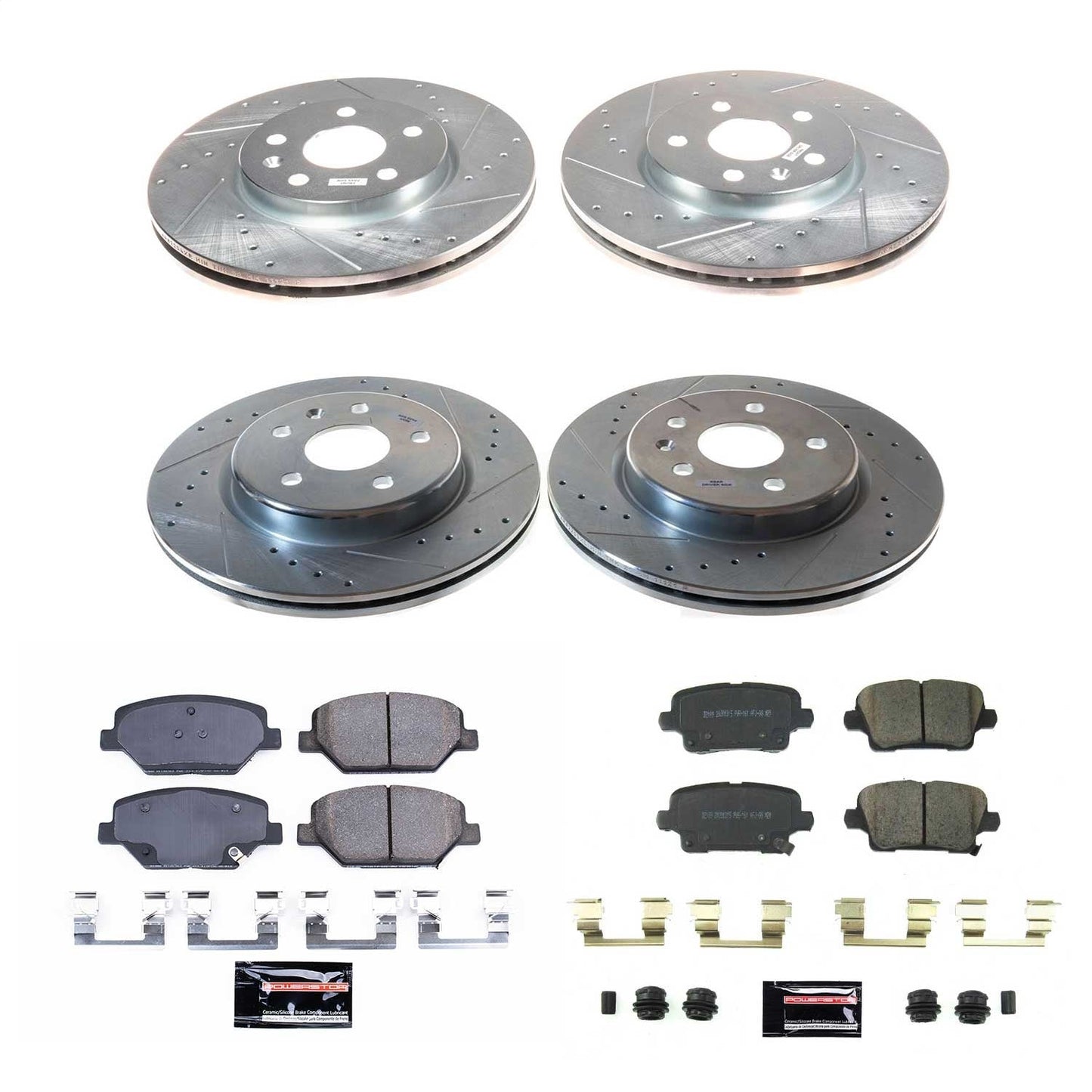 PowerStop Front & Rear Z23 Evolution Brake Kit | Cadillac XT4 (2019) (K8504)