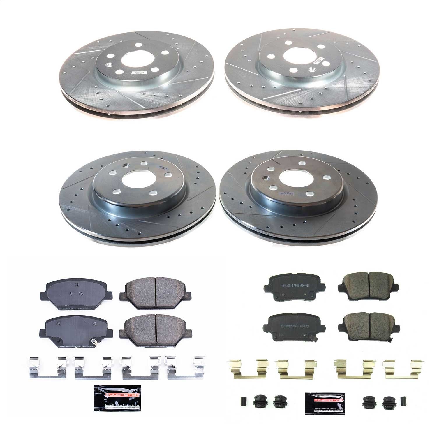 PowerStop Front & Rear Z23 Evolution Brake Kit | Cadillac XT4 (2019) (K8504)