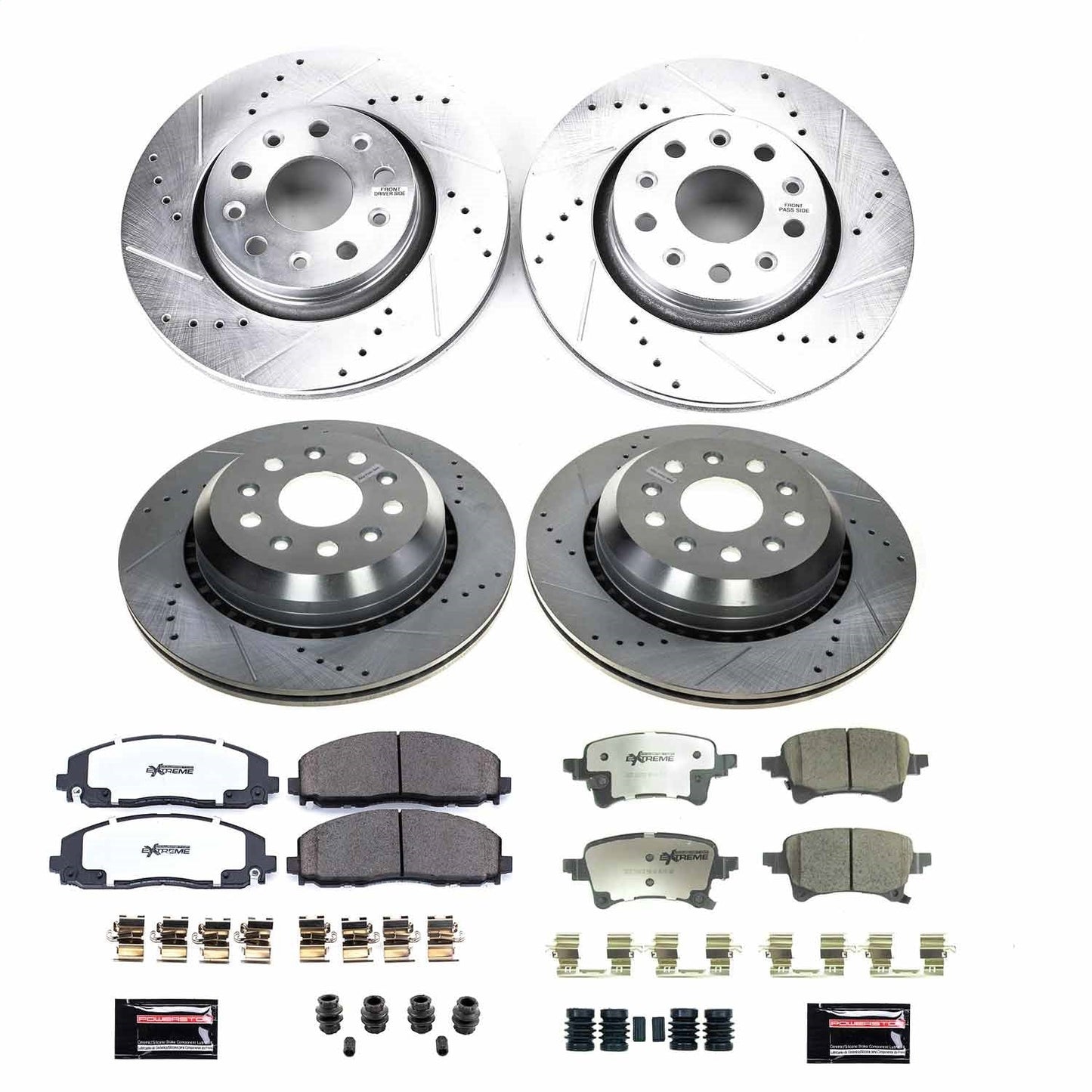 PowerStop Front & Rear Z36 Truck & Tow Brake Kit | Jeep Gladiator (2020–2021) (K8509-36)