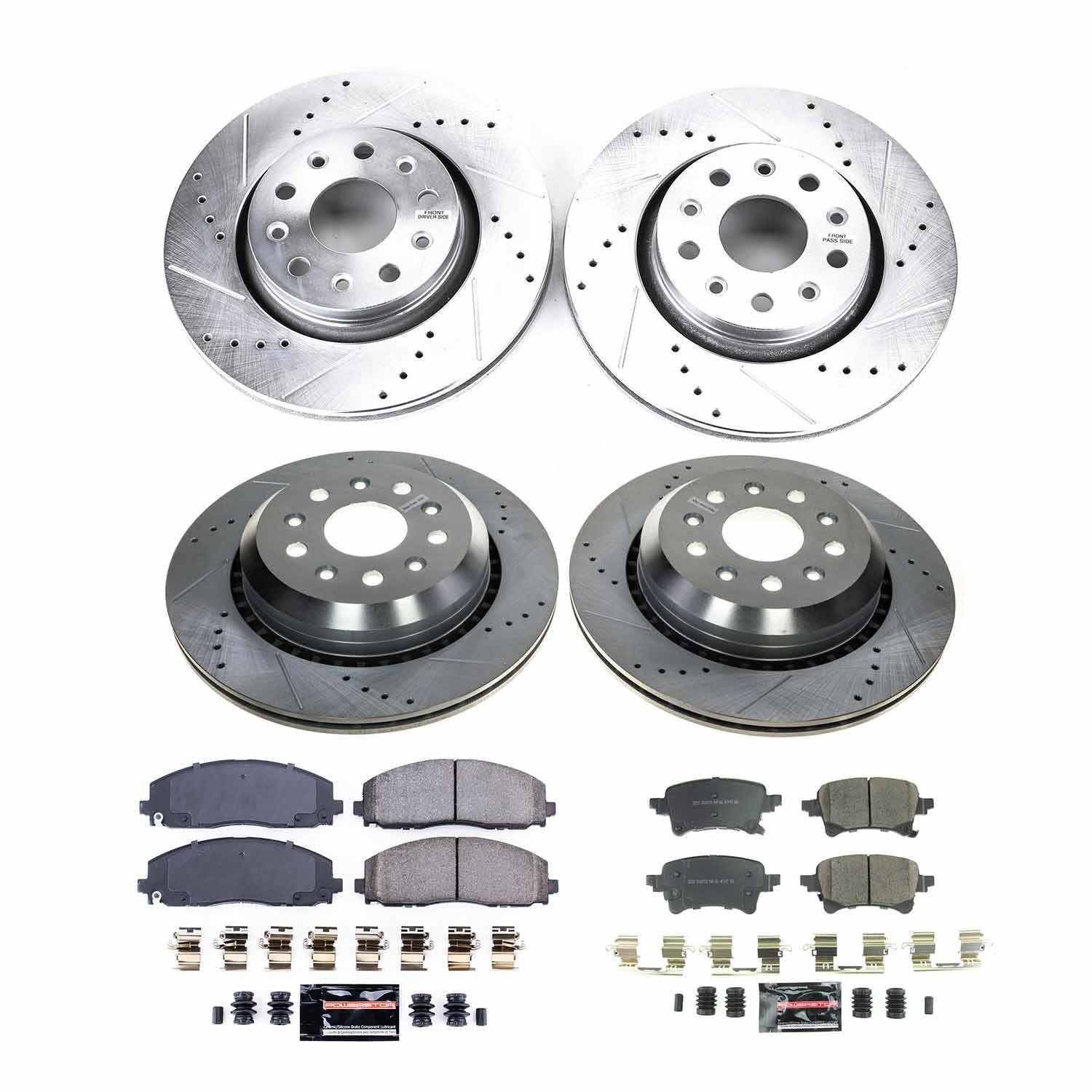 PowerStop Front & Rear Z23 Evolution Brake Kit | Jeep Wrangler (2021) (K8509)