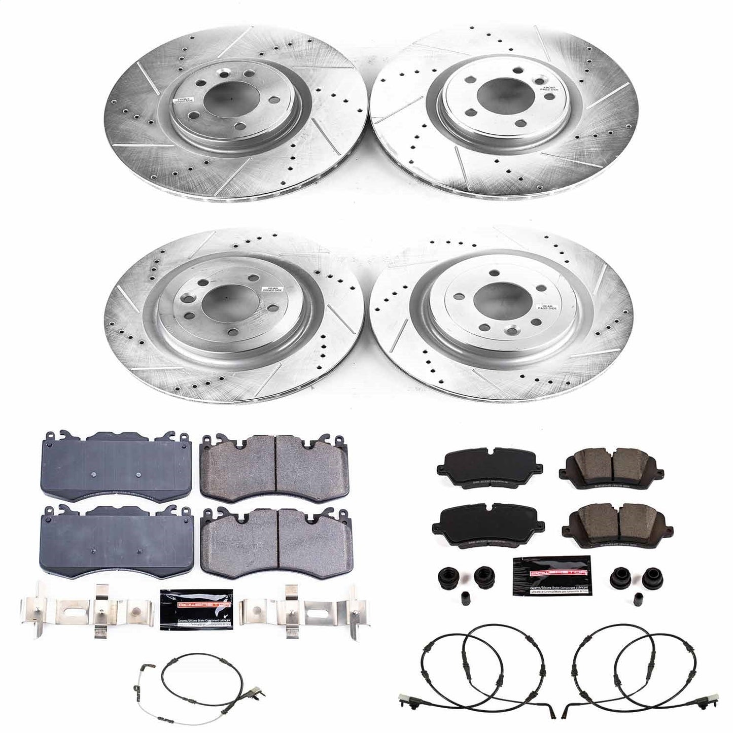 PowerStop Front & Rear Z23 Evolution Brake Kit | Land Rover Range Rover 2018–2021 (K8513)