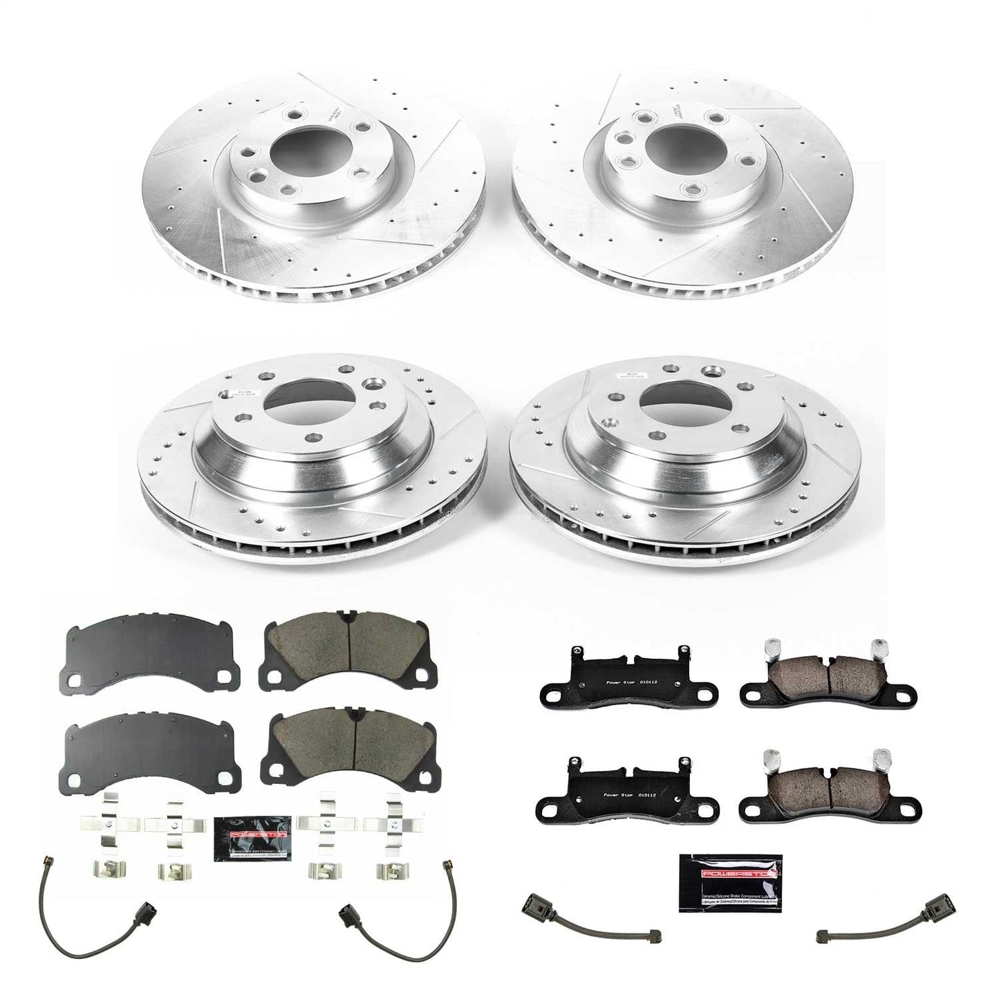 PowerStop Front & Rear Z23 Evolution Sport Brake Kit | Porsche Cayenne (2013–2018) (K8516)
