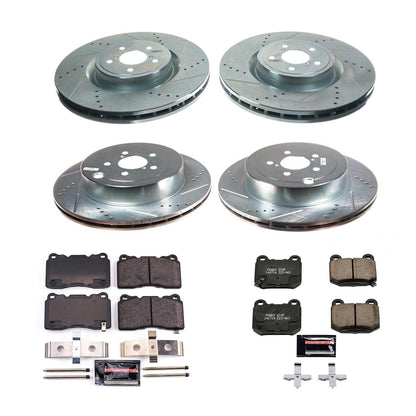 PowerStop Front & Rear Z23 Evolution Brake Kit | Toyota 86 (2019) (K8519)