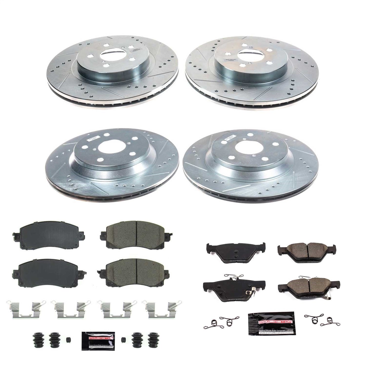 PowerStop Front & Rear Z23 Evolution Sport Brake Kit | Subaru Forester (2019–2021) (K8520)