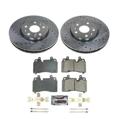 PowerStop Front Z23 Evolution Brake Kit | Chevrolet Corvette (2020–2021) (K8526)