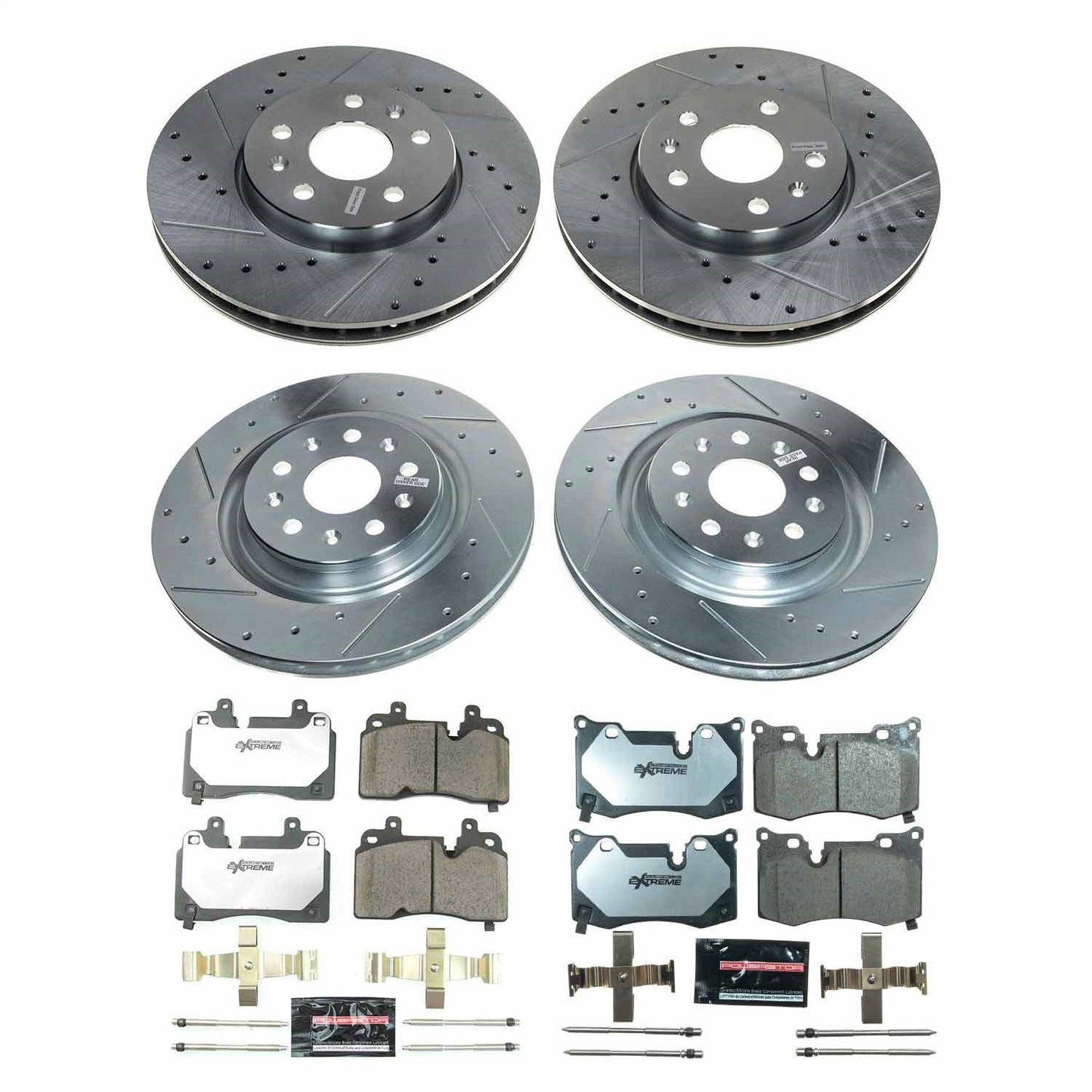 PowerStop Front and Rear Z26 Street Brake Kit | Chevrolet Corvette 2020–2022 (K8527-26)