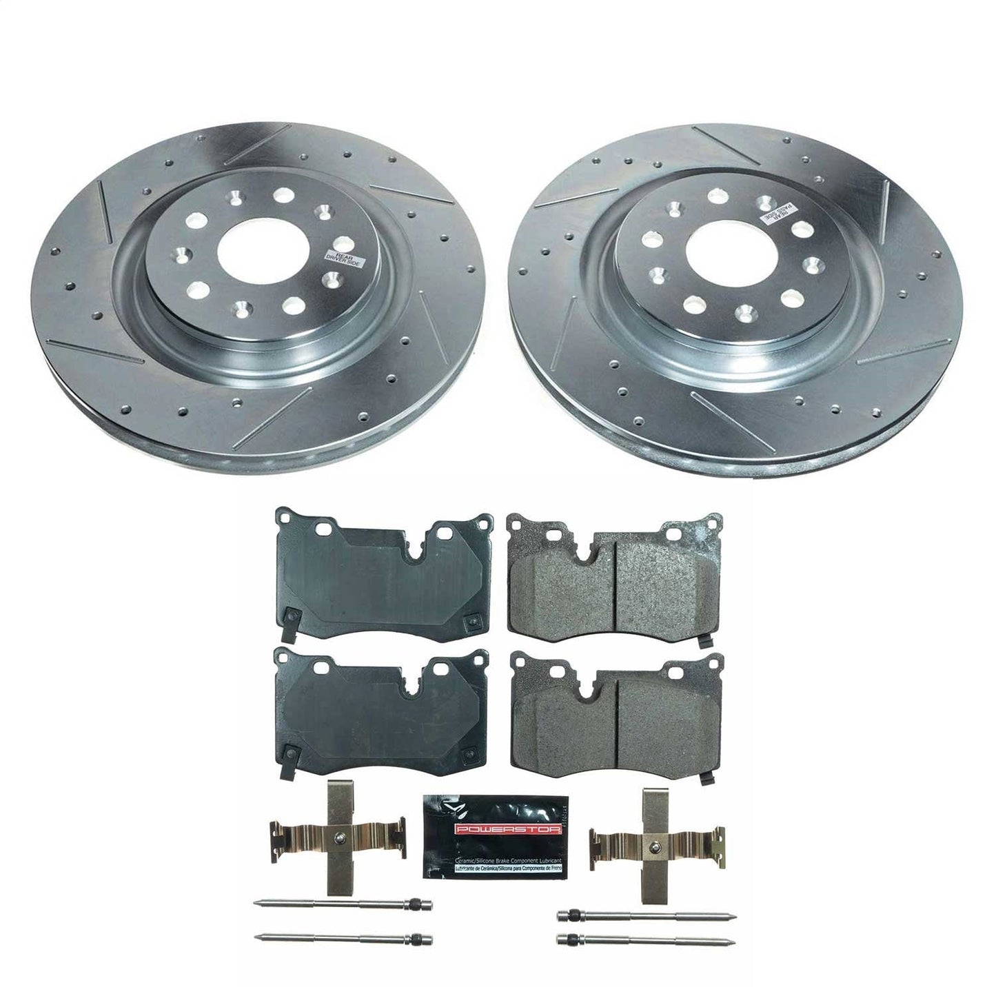 PowerStop Rear Z23 Evolution Brake Kit | Chevrolet Corvette (2020–2021) (K8528)