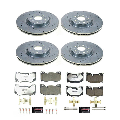 PowerStop Front & Rear Z26 Street Brake Kit | Chevrolet Corvette (2020–2021) (K8530-26)