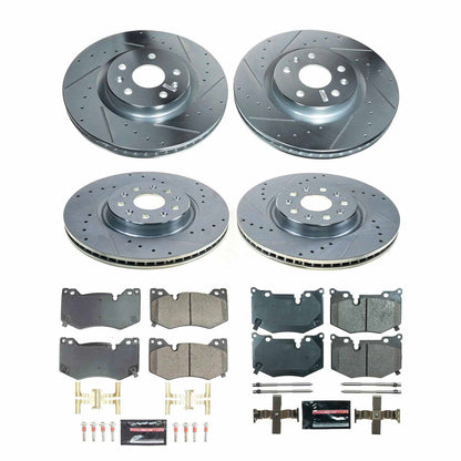 PowerStop Front & Rear Z23 Evolution Brake Kit | Chevrolet Corvette 2020–2022 (K8530)