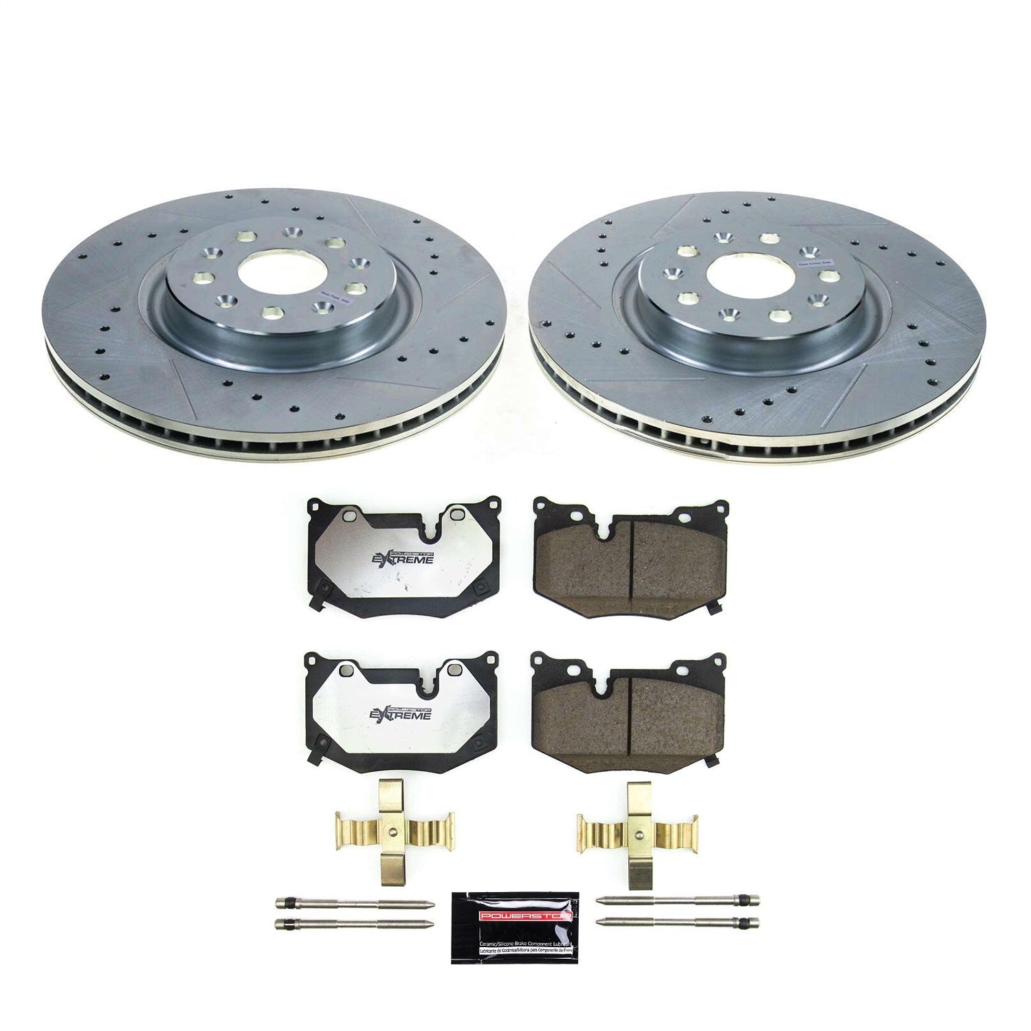 PowerStop Rear Z26 Street Warrior Brake Kit | Chevrolet Corvette 2020–2021 (K8531-26)