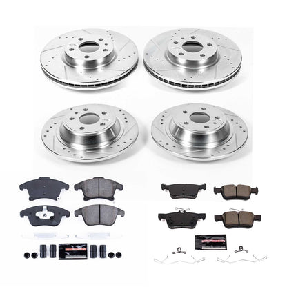 PowerStop Front & Rear Z23 Evolution Sport Brake Kit | Ford Fusion (2020) (K8532)