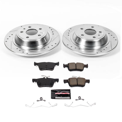 PowerStop Rear Z23 Evolution Sport Brake Kit | Ford Fusion (2020) (K8533)