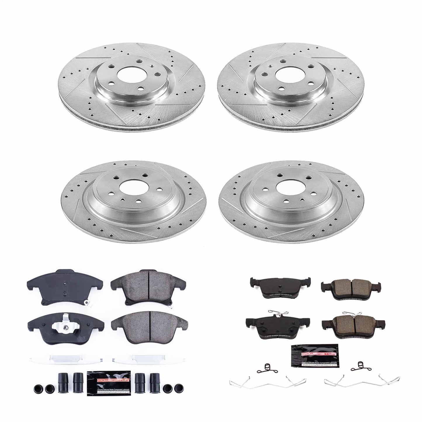 PowerStop Front & Rear Z23 Evolution Sport Brake Kit | Ford Fusion (2020) (K8534)