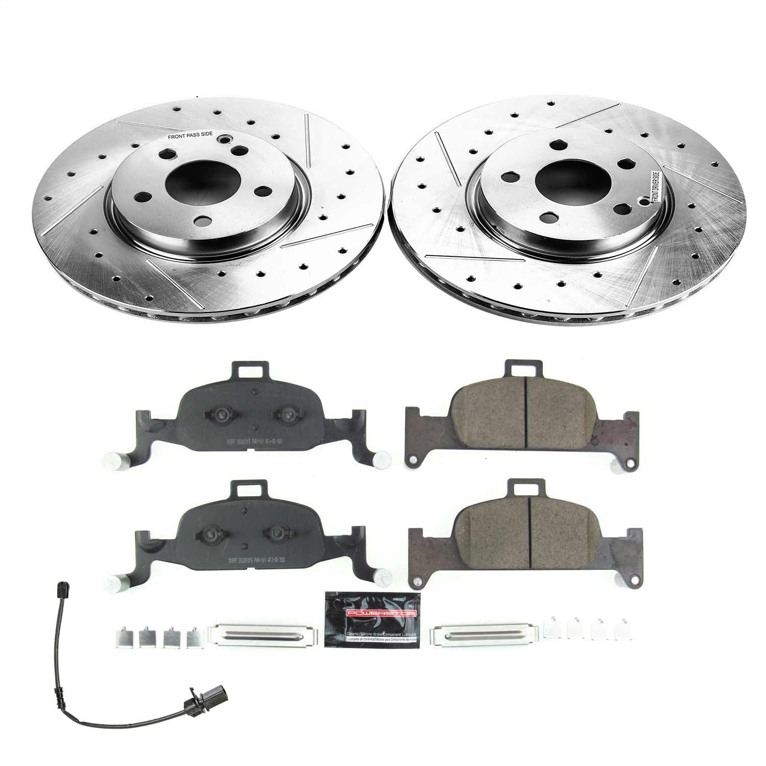 PowerStop Front Z23 Evolution Brake Kit | Audi Q5 (2018–2022) (K8551)